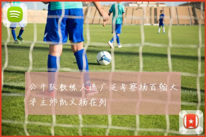 公牛队教练人选广泛考察杨百翰大学主帅凯文杨在列
